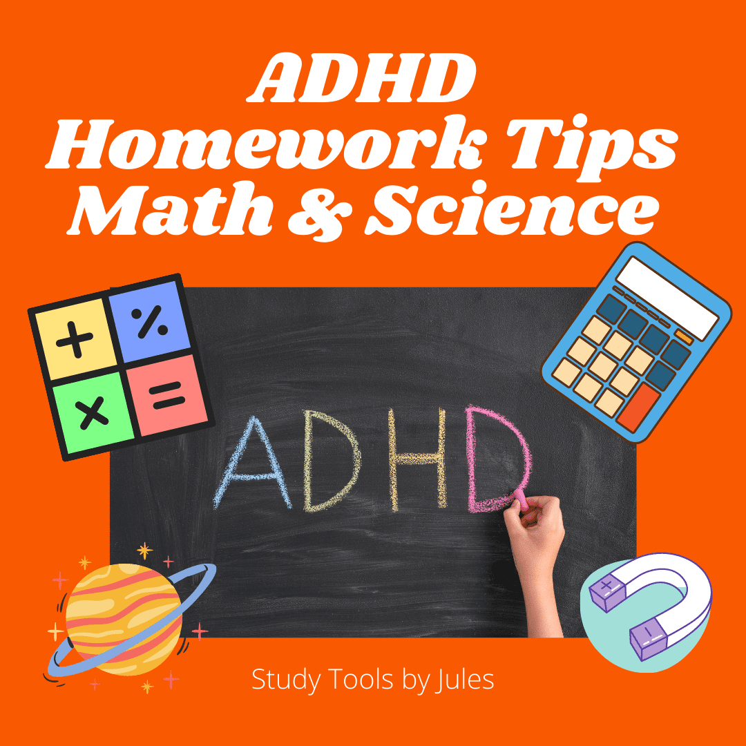 adhd and math homework